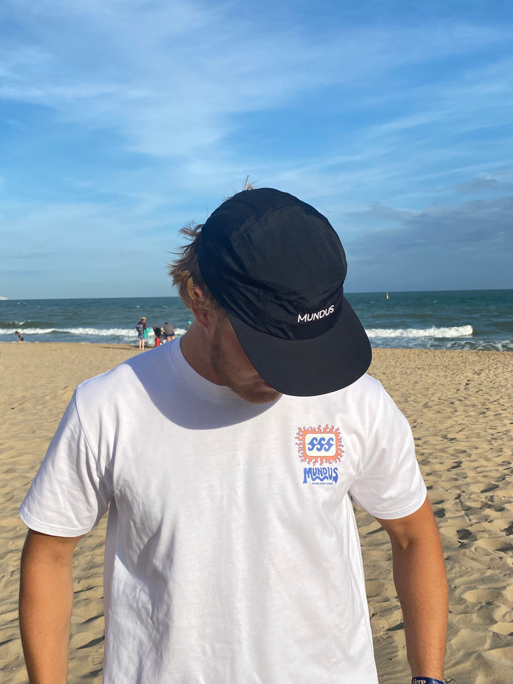 Waterproof 5 panel camper cap