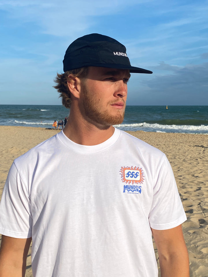 Waterproof 5 panel camper cap
